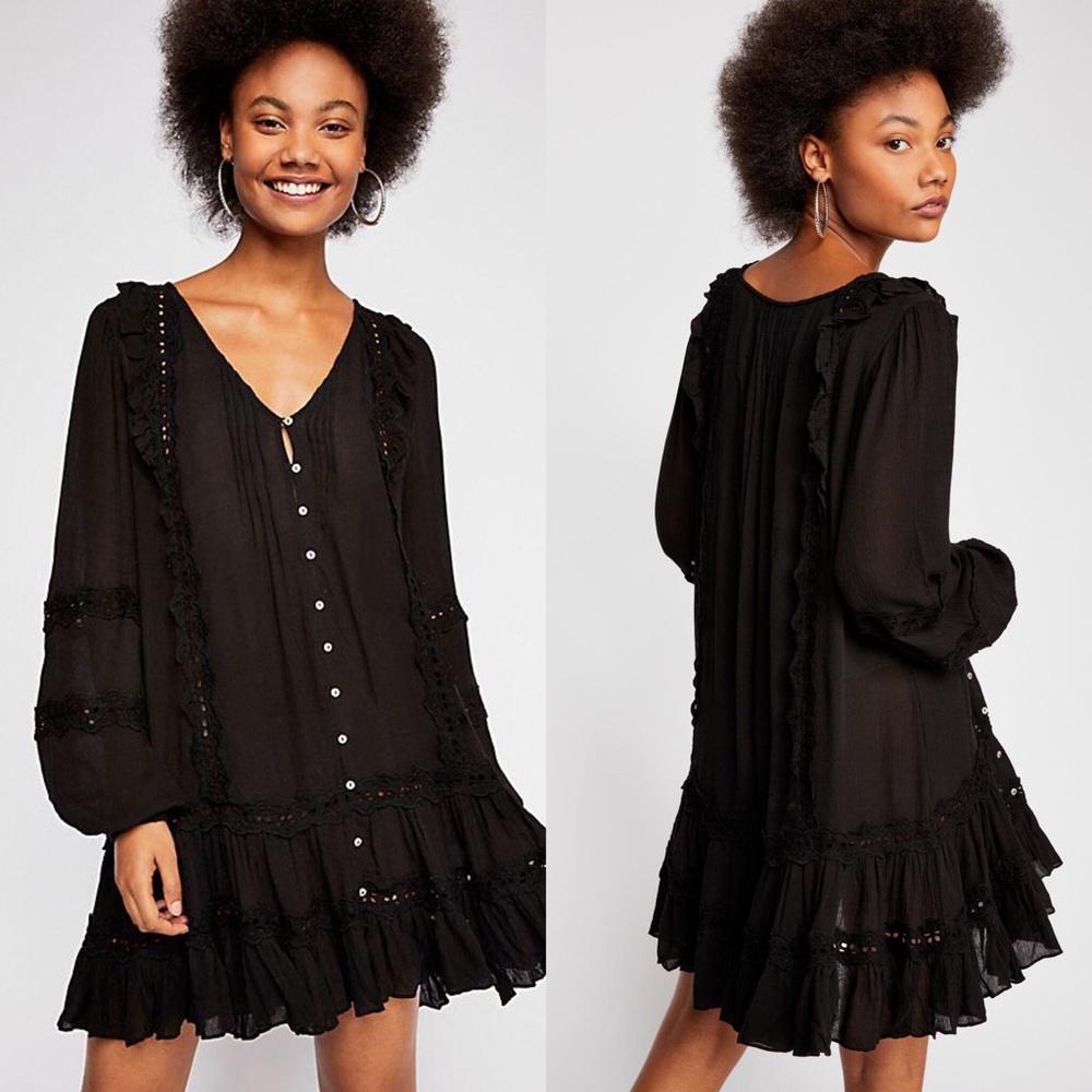 NEW! Free People Snow Angel mini Dress